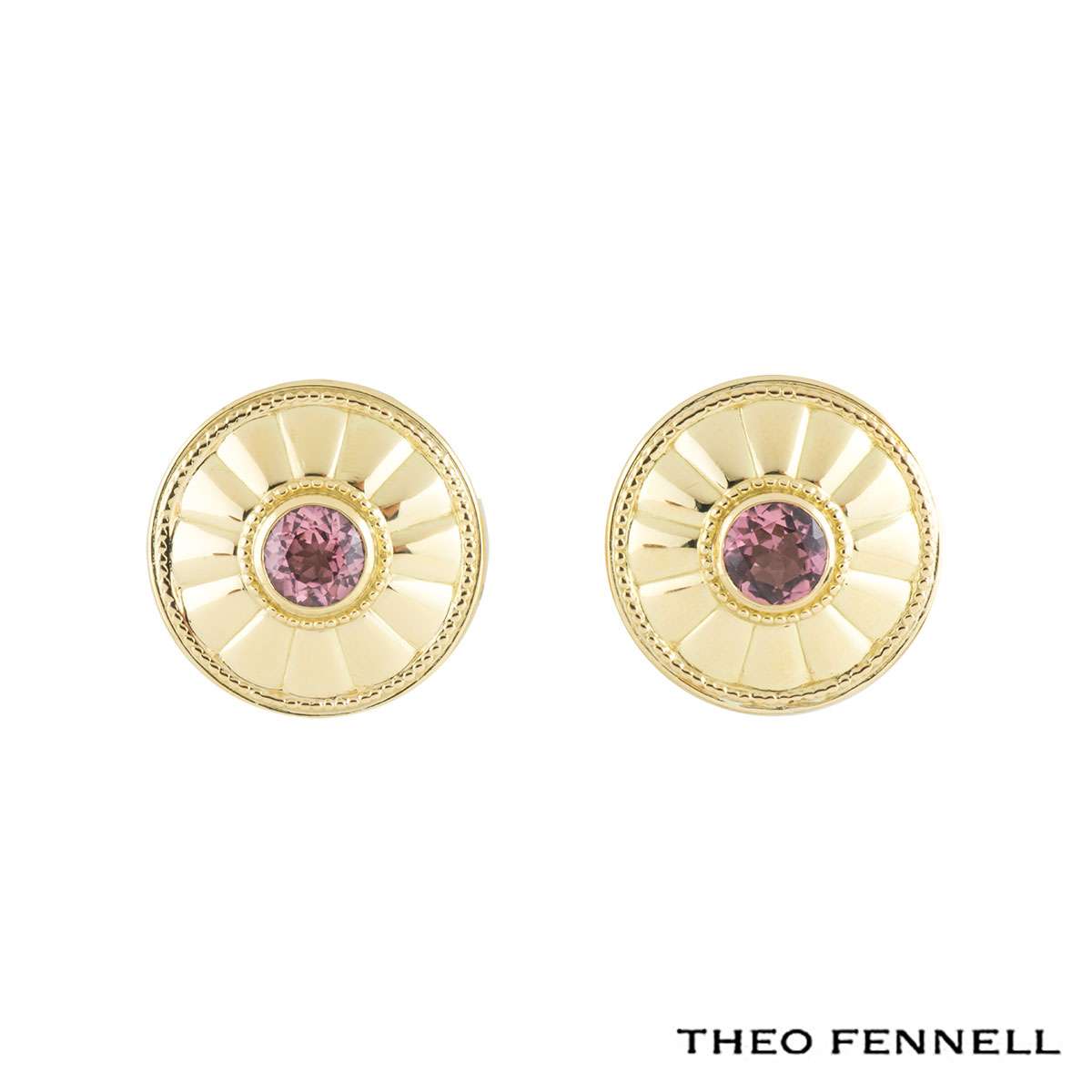 Theo Fennell Tourmaline Earrings Rich Diamonds